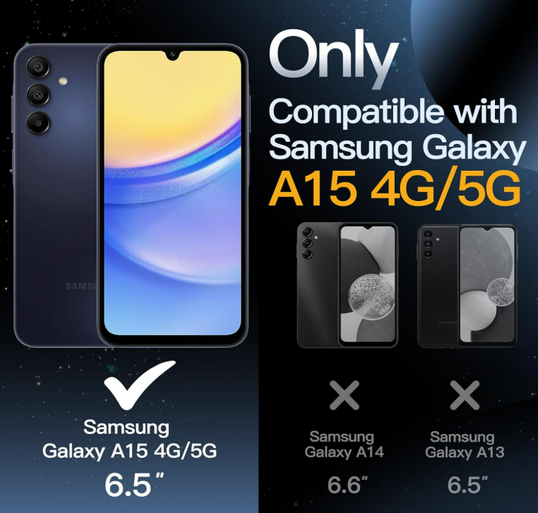 Funda Mate 3 en 1 JETech para Samsung Galaxy A15