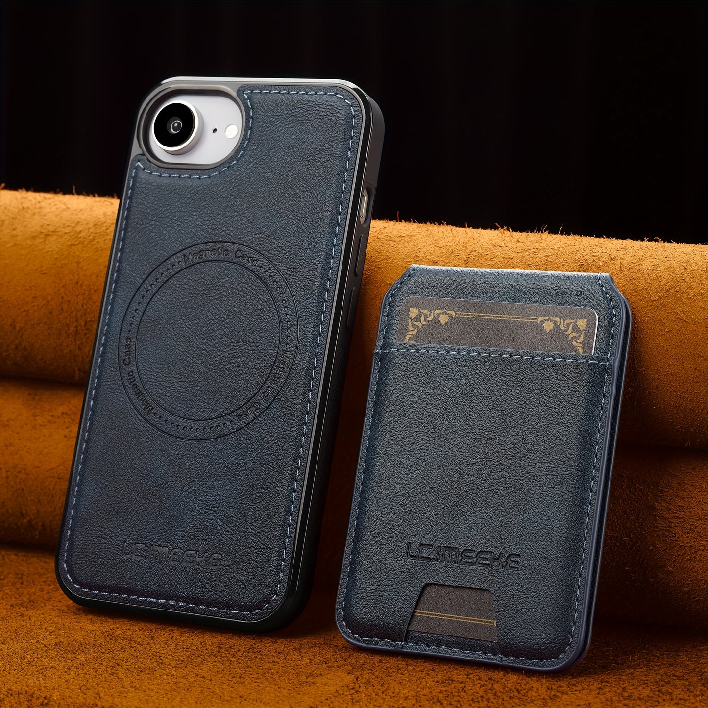 Funda Cartera Magnética de Piel Sintética para iPhone — Protección, Estilo y Funcionalidad