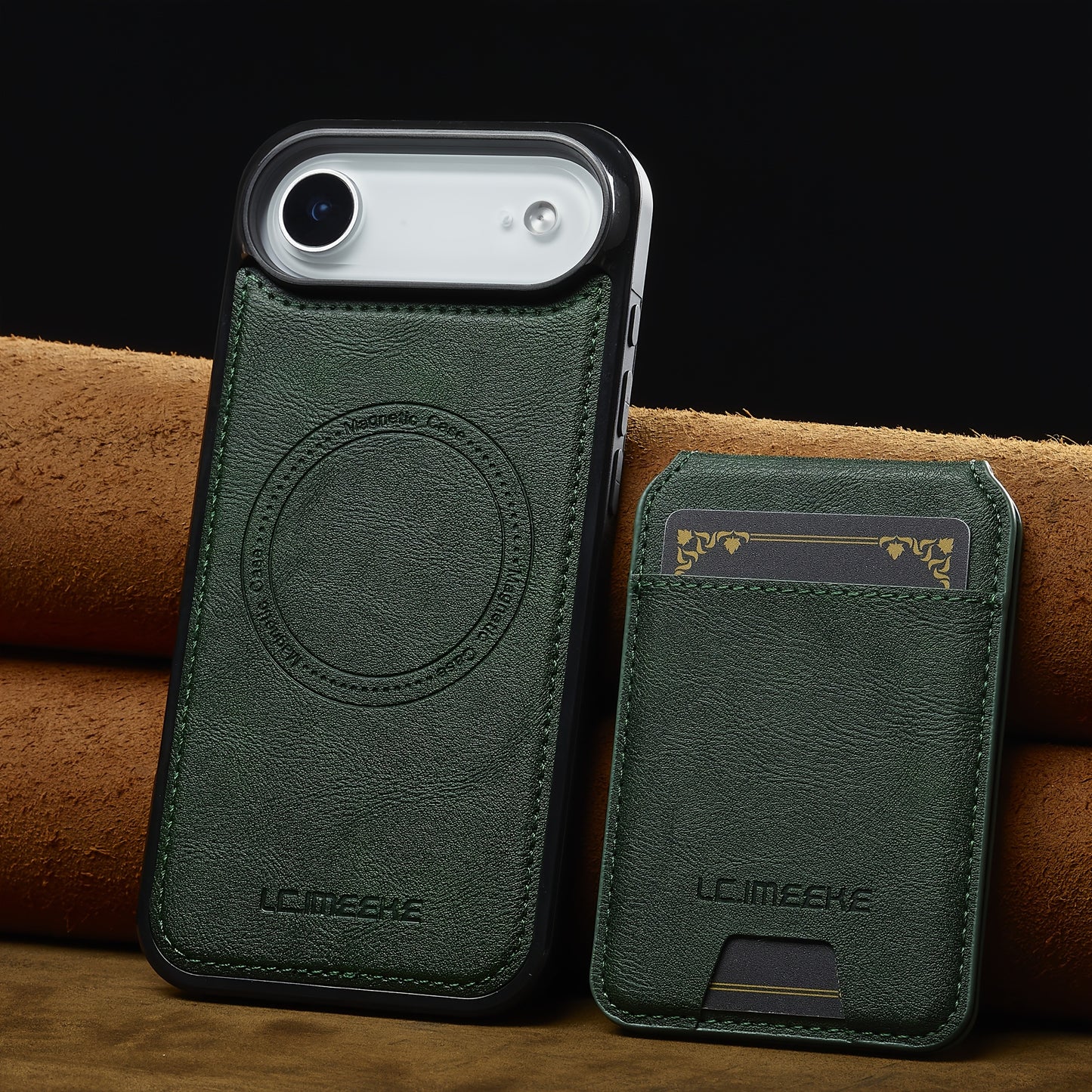 Funda Cartera Magnética de Piel Sintética para iPhone — Protección, Estilo y Funcionalidad