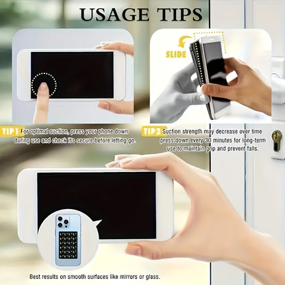 Soporte de Silicona con Ventosa, El Accesorio Más Práctico, Seguro y Cute para tu Smartphone