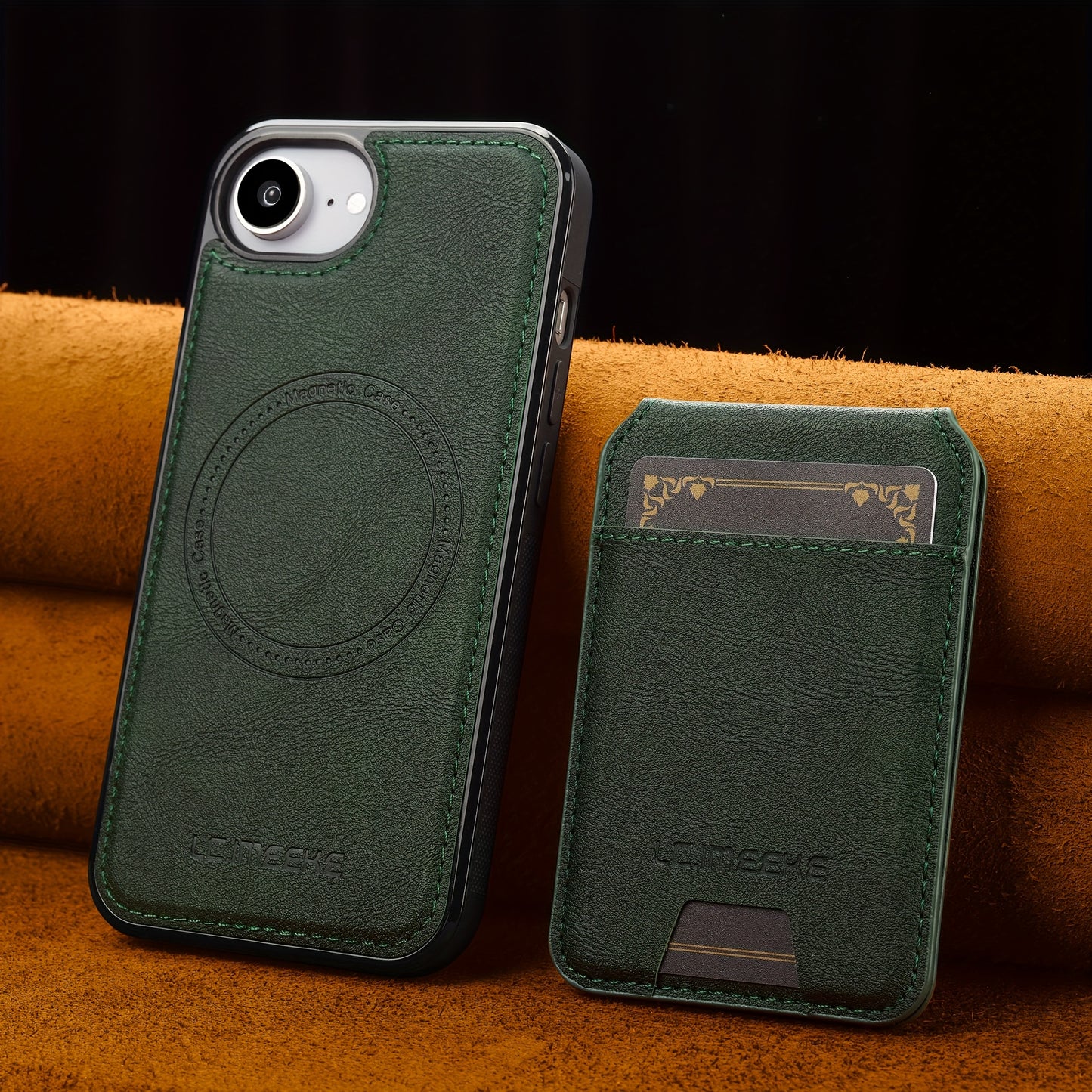 Funda Cartera Magnética de Piel Sintética para iPhone — Protección, Estilo y Funcionalidad