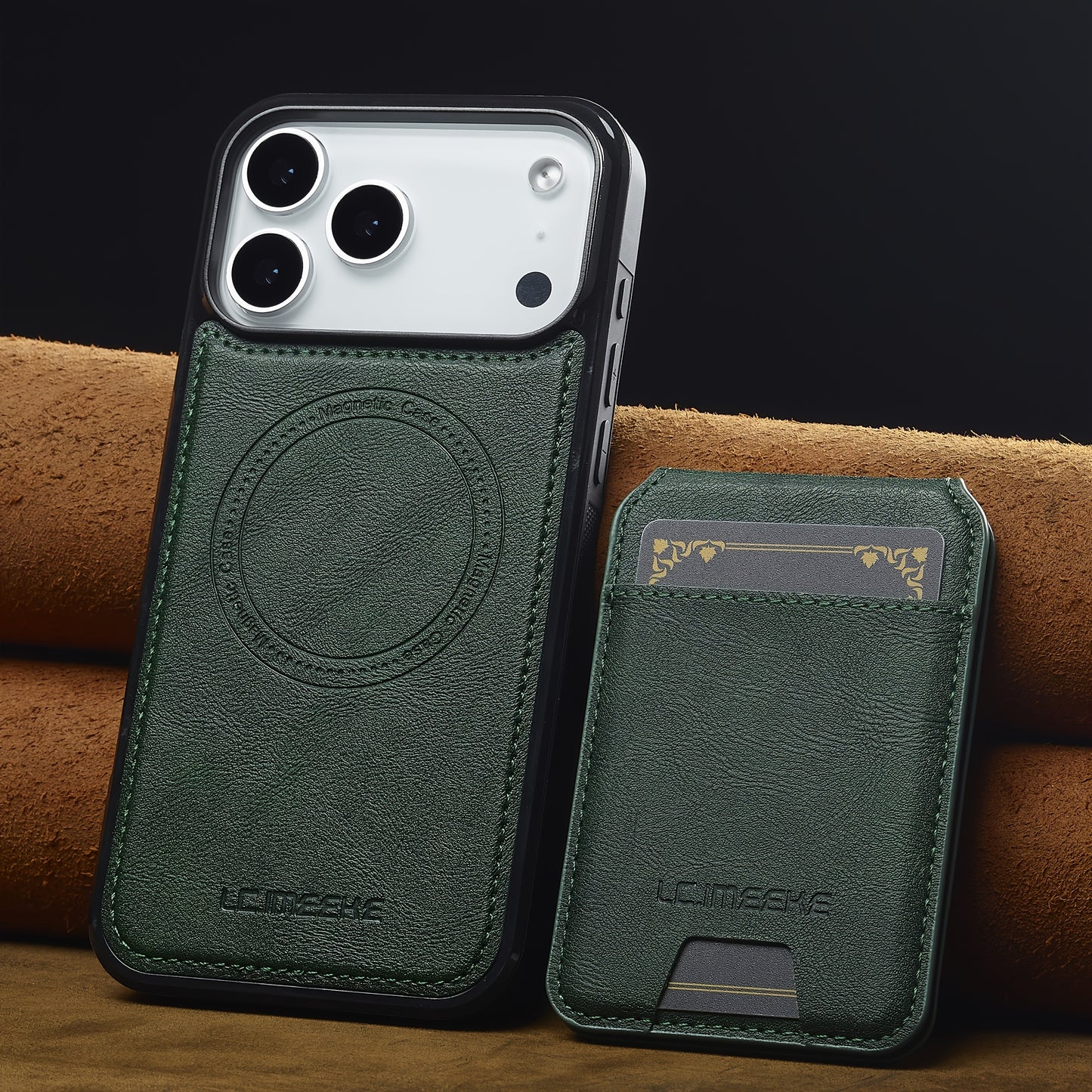 Funda Cartera Magnética de Piel Sintética para iPhone — Protección, Estilo y Funcionalidad
