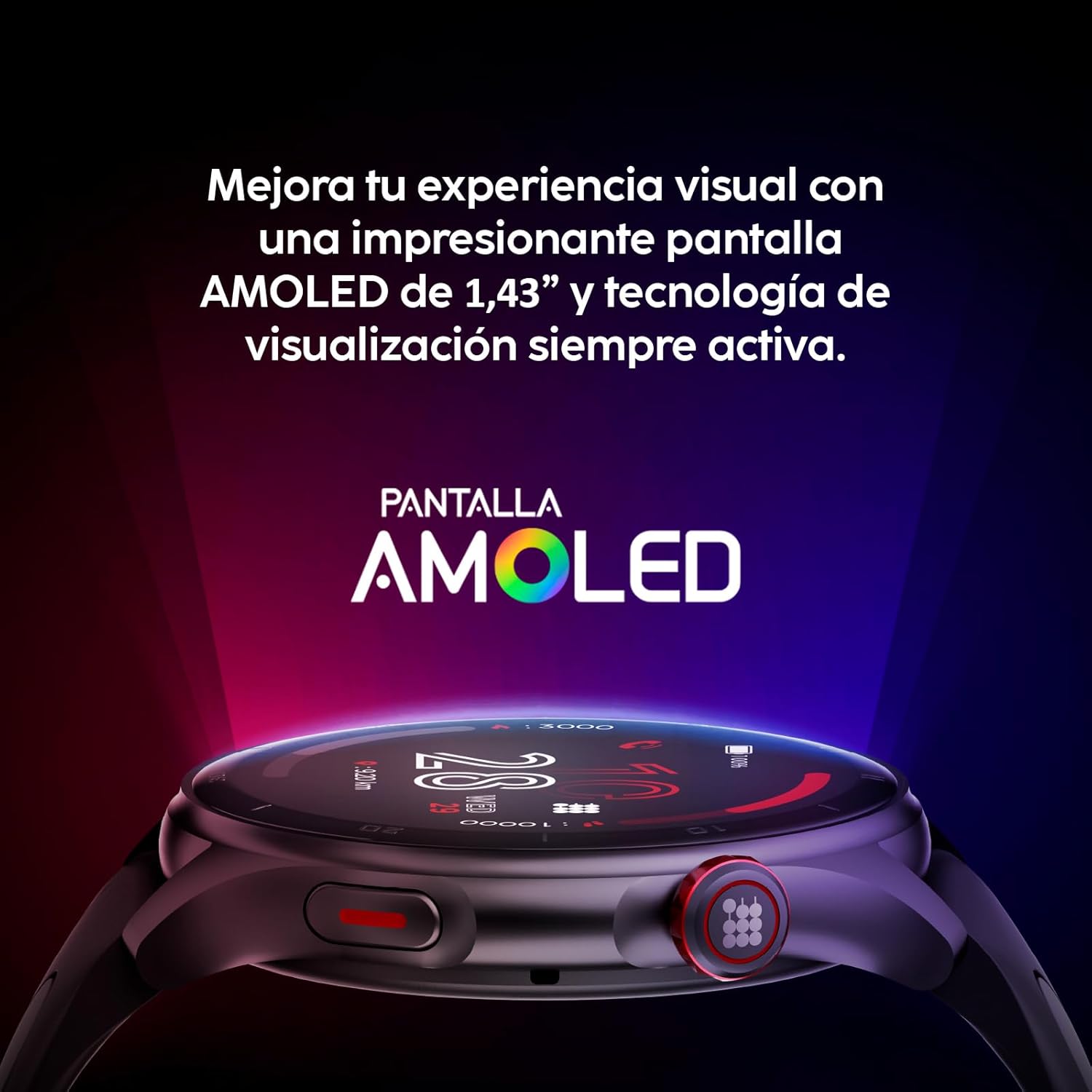 Smartwatch CUBITT Aura – Llamadas Bluetooth • Oxígeno • Sueño • Resistente al Agua