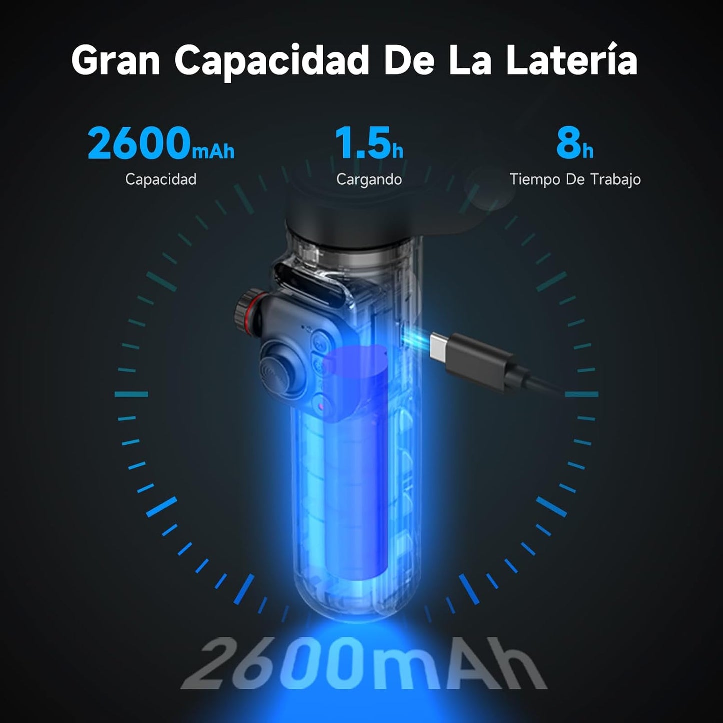 XNEN Estabilizador para Celular 3 Ejes Pro, Cardán Seguimiento de IA con RC Desmontable, Estabilizador Inteligente Plegable Portátil para Android Y iPhone