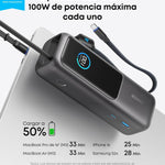 Anker Power Bank para Laptop, iPhone 17/16/15, MacBook, Samsung y más