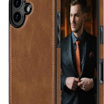 LOHASIC – iPhone 16 de piel de lujo y elegante
