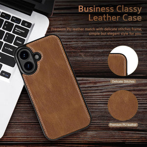 LOHASIC – iPhone 16 de piel de lujo y elegante