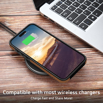 LOHASIC – iPhone 16 de piel de lujo y elegante