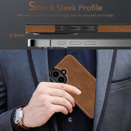 LOHASIC – iPhone 16 de piel de lujo y elegante