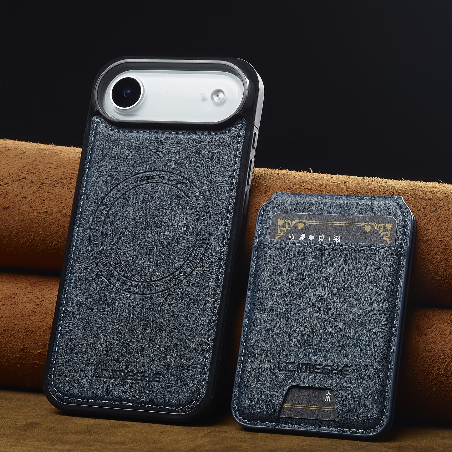 Funda Cartera Magnética de Piel Sintética para iPhone — Protección, Estilo y Funcionalidad