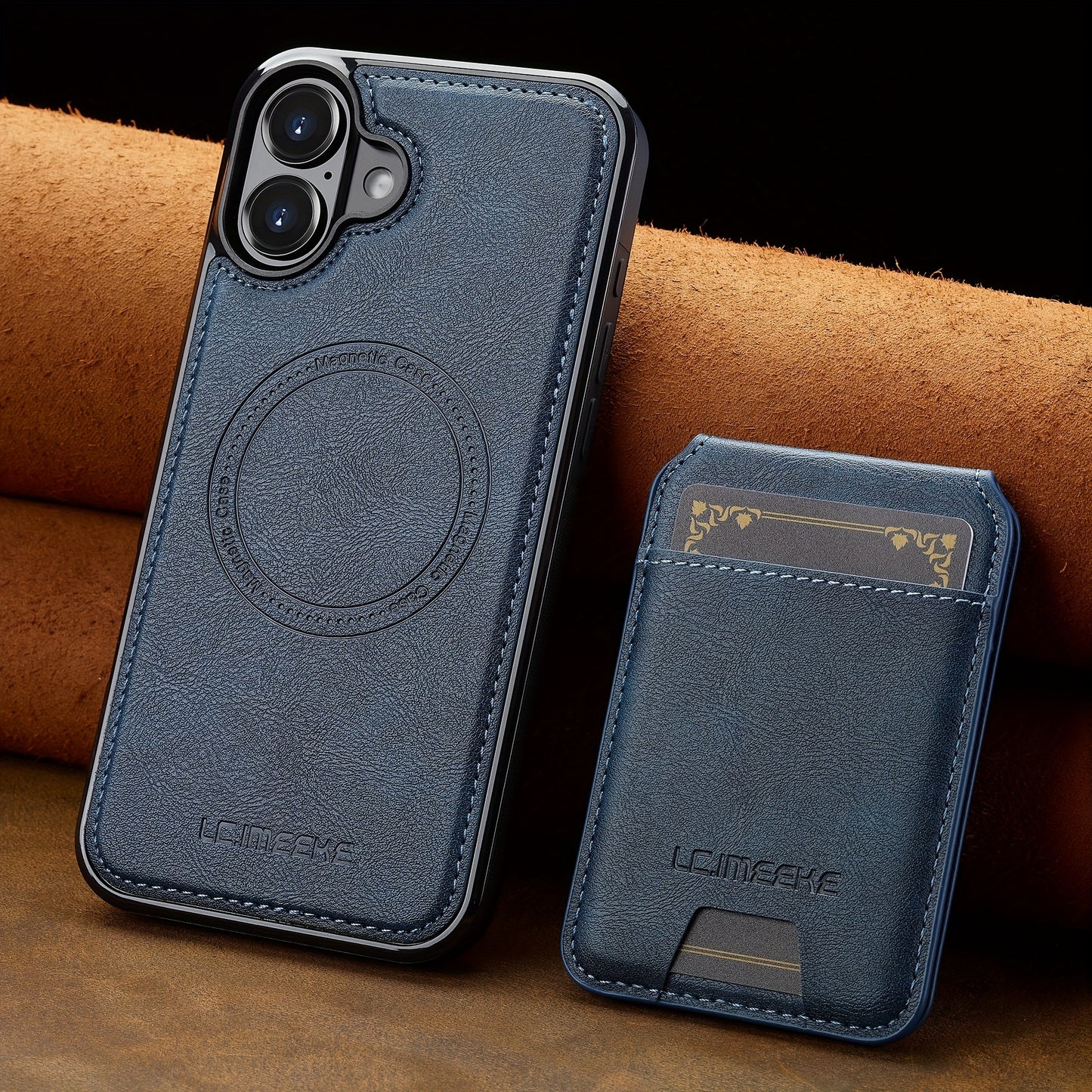 Funda Cartera Magnética de Piel Sintética para iPhone — Protección, Estilo y Funcionalidad