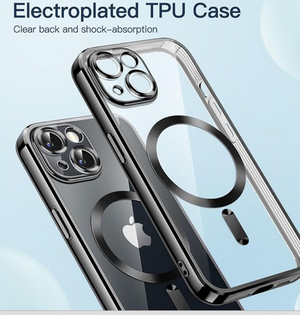 Funda Suave Claro para iPhone 13, Lente Cámara Protección