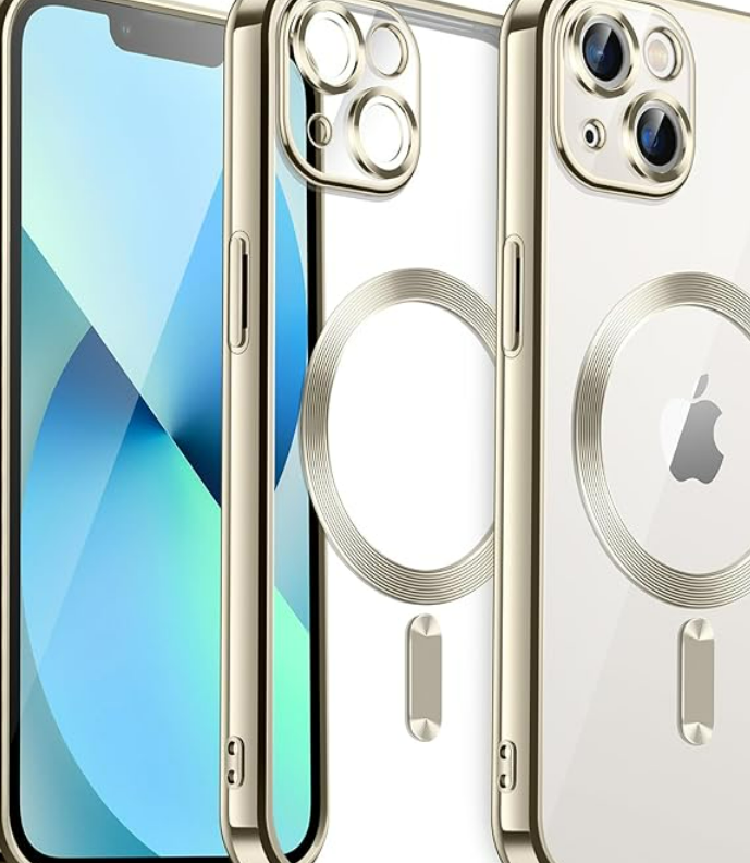 Funda Suave Claro para iPhone 13, Lente Cámara Protección