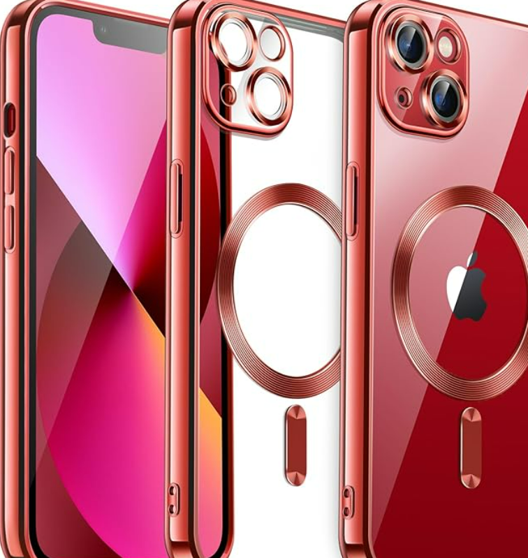 Funda Suave Claro para iPhone 13, Lente Cámara Protección