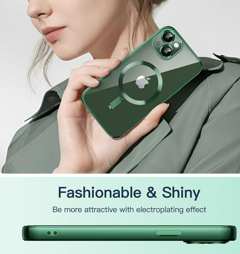 Funda Suave Claro para iPhone 13, Lente Cámara Protección