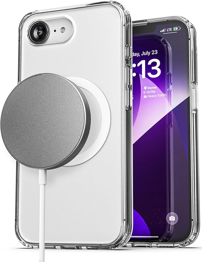 Funda Magnética para iPhone 16e 6.1 Pulgadas (2025) con Cargador Inalámbrico
