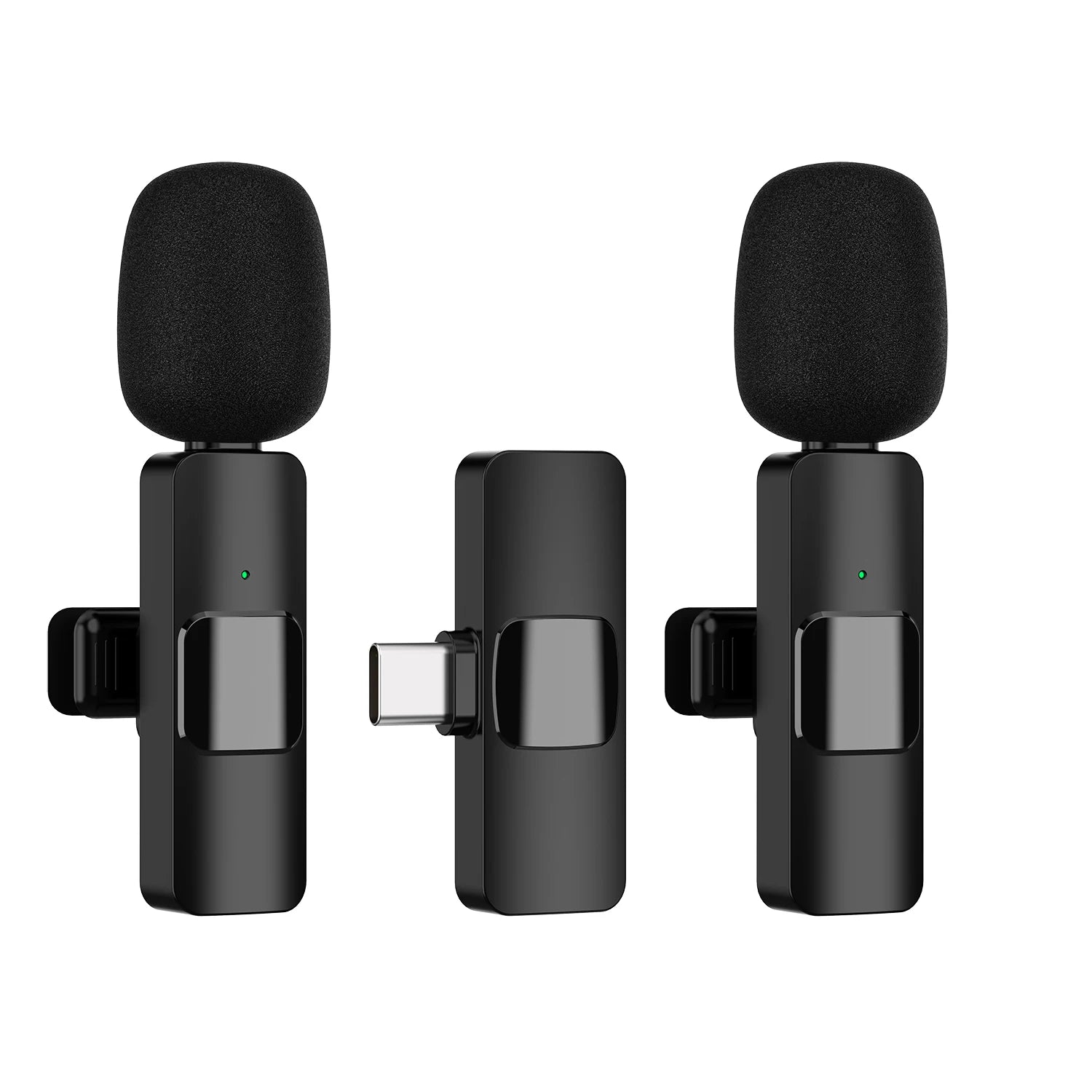 Micrófono Lavalier Inalámbrico Mini para iPhone/Android