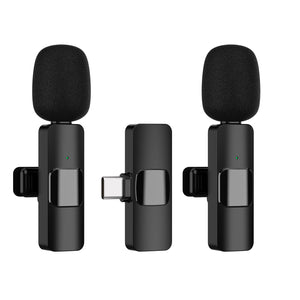 Micrófono Lavalier Inalámbrico Mini para iPhone/Android