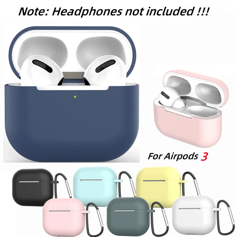 For Airpods 3 Silicone Cover Case for Airpod 3 Wireless Bluetooth Air Pod Case Earphone Accessories