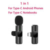 Micrófono Lavalier Inalámbrico Mini para iPhone/Android