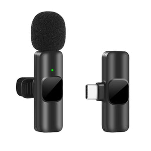 Micrófono Lavalier Inalámbrico Mini para iPhone/Android