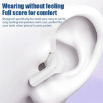 T6 tws Bluetooth Wireless Headset 5.0 ENC Headphones LED Power Digital Display Stereo Sound Earphones for all smartphone
