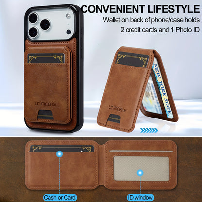 Funda Cartera Magnética de Piel Sintética para iPhone — Protección, Estilo y Funcionalidad