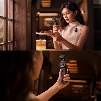 DJI OSMO Pocket 3, 2.54Cm Pocket Gimbal Camera 4K/120Fps Ultra-High Shooting Specifications And Three-Axis Gimbal Mechanical Stabilization Travel Handheld Vlog Camera, Lingyan Handheld Digital Camera, Awesome Image Quality, C