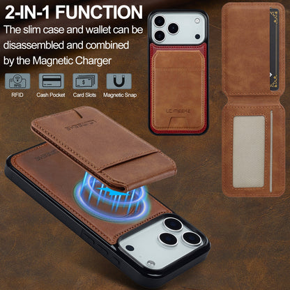 Funda Cartera Magnética de Piel Sintética para iPhone — Protección, Estilo y Funcionalidad