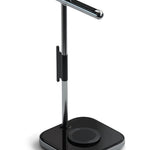 cargador inalámbrico con soporte para audífonos